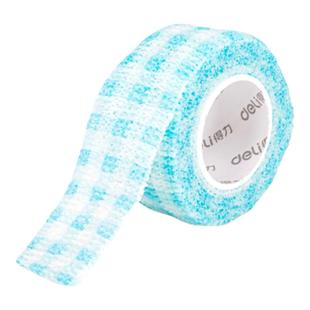 得力护指绷带学生手指自粘带写字运动ins可爱护指弹性绷带防茧防磨弹力手指保护打球缠手护指套胶带文具