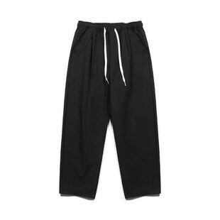 棉麻裤子男春秋夏季痞帅休闲裤宽松卫裤新款亚麻直筒裤垂感阔腿裤