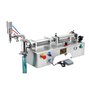 鑫空Y1WTD液体灌装机全自动定量灌装机白酒酱料罐装机洗衣液台式包装机小型膏体灌装机