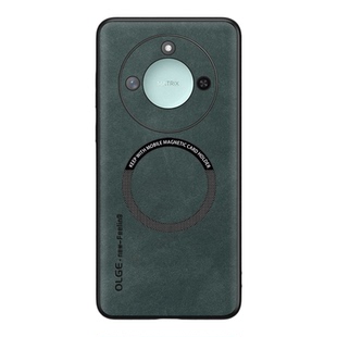 荣耀X60手机壳车载磁吸新款超薄羊巴皮软壳适用于HONORX60Pro高级感奢华时尚创意全包防摔简约个性商务保护套