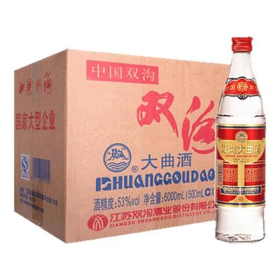 双沟大曲浓香型粮食整箱高度白酒