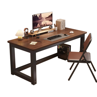 电脑桌卧室家用学生写字书桌出租屋桌子双人工作台现代简约办公桌