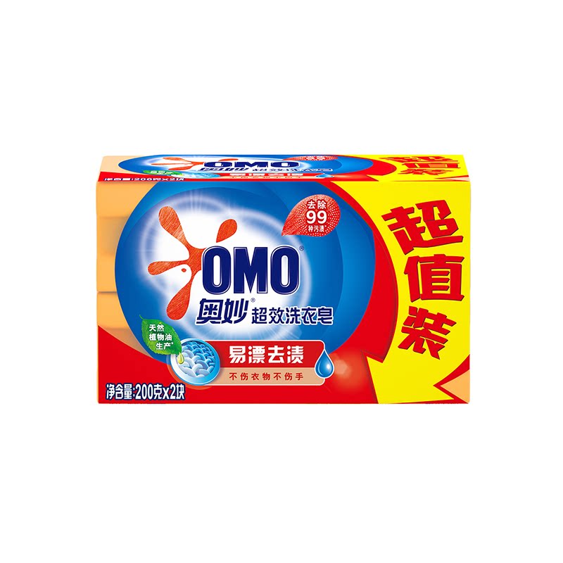 奥妙99超效洗衣皂200g