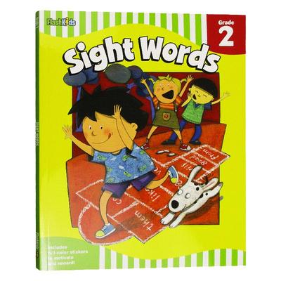常见词练习册二年级 Sight Words Grade 2 Flash Kids 英文原版 Flash Kids Editors 全英文版进口原版英语书籍 SightWords高频词