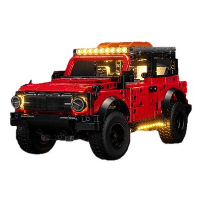 适用于乐高42213福特烈马SUV积木灯光展示盒越野车灯饰组改装LED