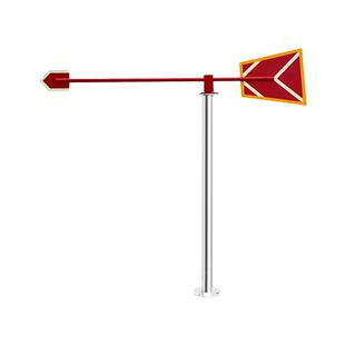 风向标袋户外旋转反光夜光型金属不锈钢化工过安检验厂屋顶风速仪