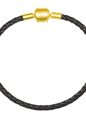 保蒂萝男女牛皮绳手链刻字