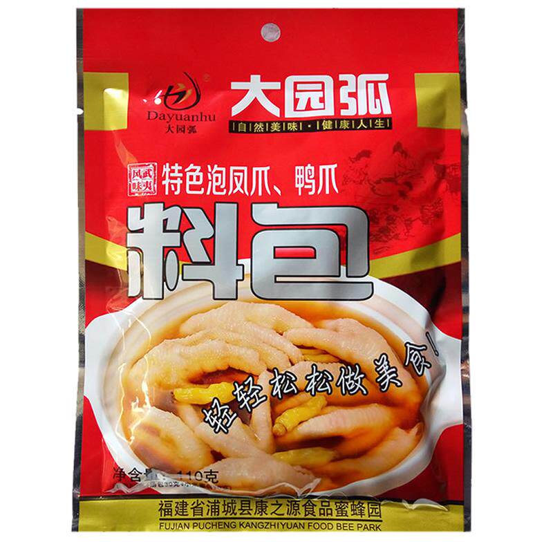 福建大园弧泡爪调料包一份五包