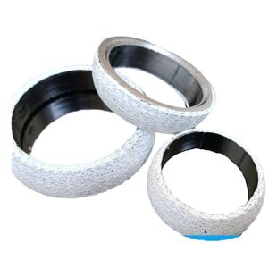 通用排气管密封圈垫子高品质钢丝球磨垫汽车消声器锥形O形石墨圈