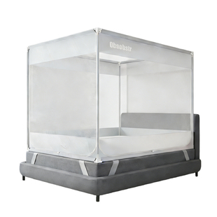 2026新款儿童床围栏蚊帐床笠式床幔全包裹加粗加厚防止婴儿掉床型