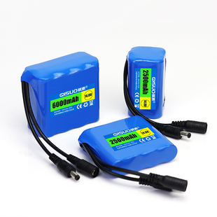 祺索 14.4V14.8V16.8V四串18650锂电池组医疗仪器LED路灯充电电源