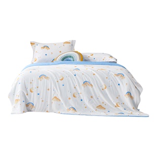 水星儿童夏被母婴A类抑菌低敏夏凉被凉感被子学生宿舍夏季可水洗