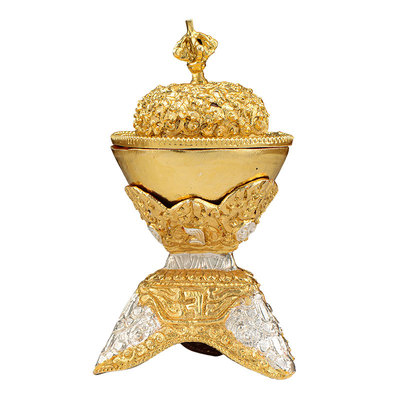 闯隆尼泊尔手工艺品托巴碗摆件