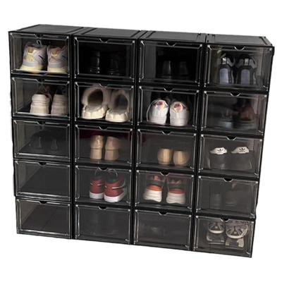 鞋盒打折促销纯色透明透气款吸磁