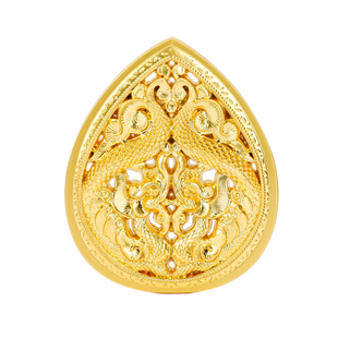 安徽博物院文创徽地鎏金冰箱贴双龙纹霞帔坠磁吸旅游纪念品伴手礼