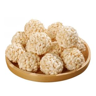 福米球老式花米团大米花球爆米花团麻球米花球零食米花糕大米