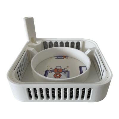 mac mini m4防尘底座 散热支架 优雅开机2.0 开机键优化