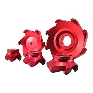 数控铣削 铝用刀盘KM12-45°涂层铝合金刀盘45度镜面高光端面加工