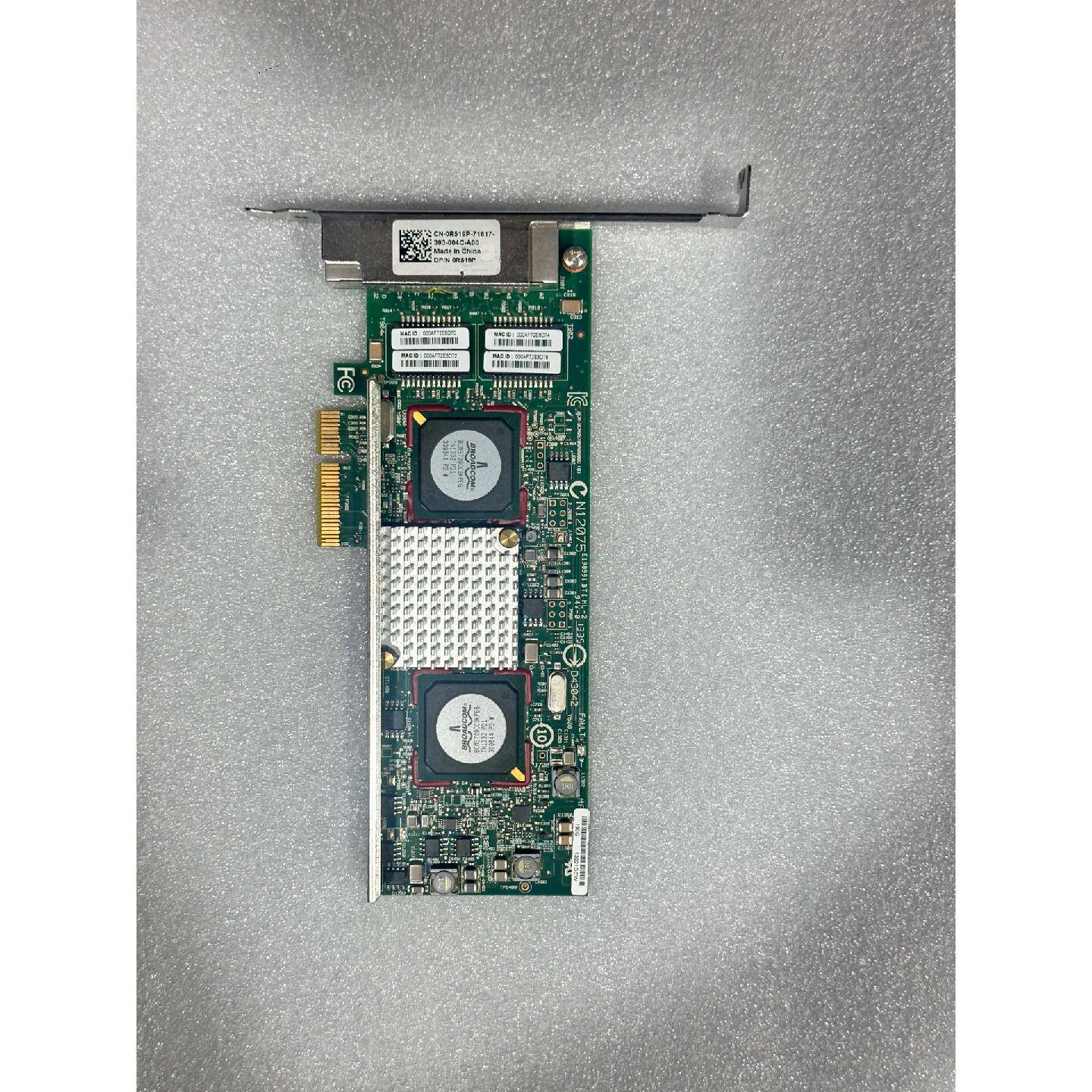博通BCM5709C四口千兆网卡,型号0R519P,PC-询价