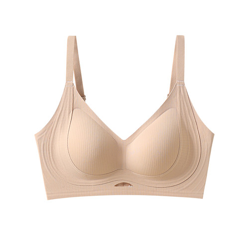 猫人内衣女小胸聚拢隐形抗菌稳托不跑杯不下垂收副乳透气不闷文胸