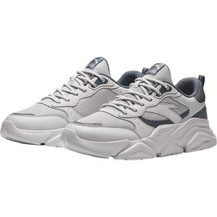 安踏运动鞋男鞋冬季新款灰色网面跑步鞋男款旗舰正品老爹男士鞋子