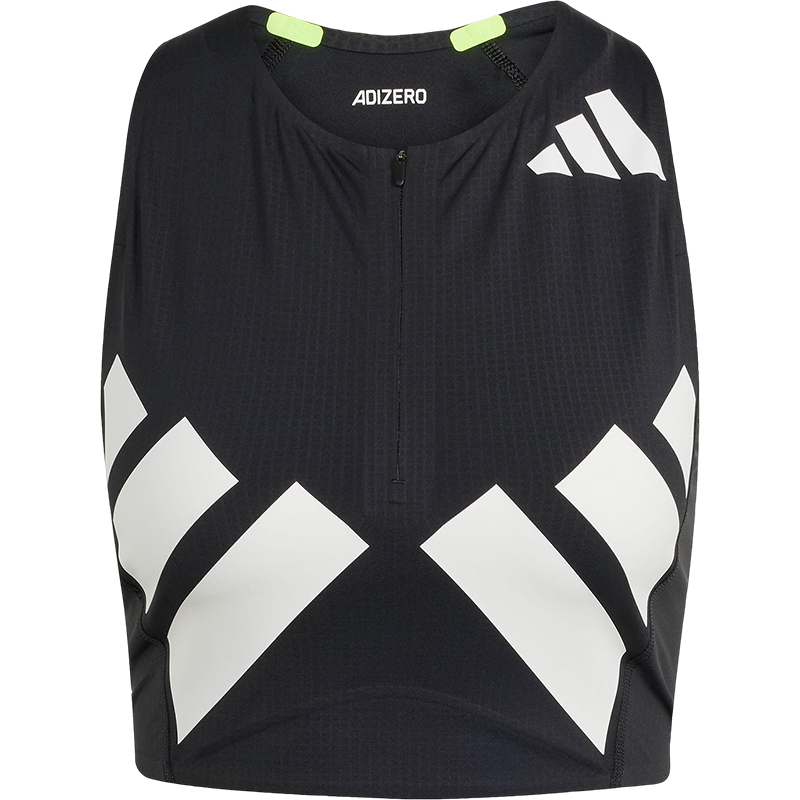 Adidas/阿迪达斯正品2025女士短款透气经典跑步运动背心JM7808