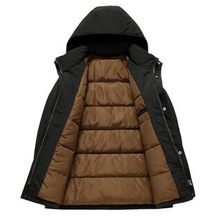 极寒加厚雪中飞工装风羽绒服男秋冬新款连帽户外防风防雨中长外套