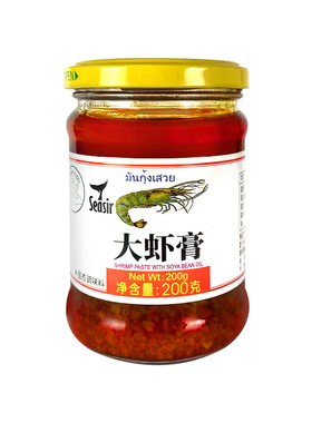 泰国潘泰风味大虾膏虾头油鲜虾酱