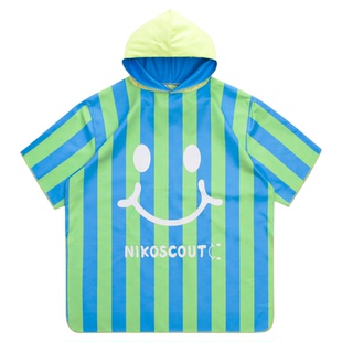 儿童速干浴巾游泳便携浴袍运动斗篷沙滩披巾可穿式大尺寸吸水毛巾