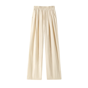 唐狮官方垂感山本裤女夏今年流行款的裤子宽松慵懒阔腿裤休闲裤VC