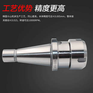 OZ25一体螺帽快换铣夹头 OZ25刀柄铣床快换强力7 24铣刀柄NT40