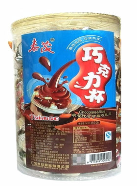 网红泰茂巧克力杯星球杯便宜零食