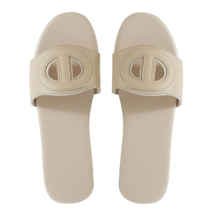 皮拖鞋女款外穿夏季2026新款办公室轻奢法式高级感平底真皮凉拖女