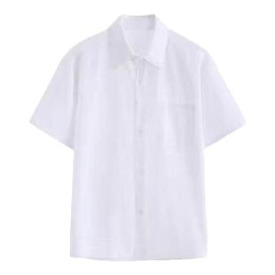 原创正版日系jk制服白色村衫学院风校供感小个子百搭上衣女套装