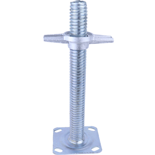 脚手架轮子丝杆加粗加长高低调节杆手脚架支腿可调丝杠脚手架配件