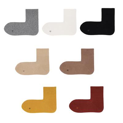 潘世家抑菌防臭男女全棉直角棉袜