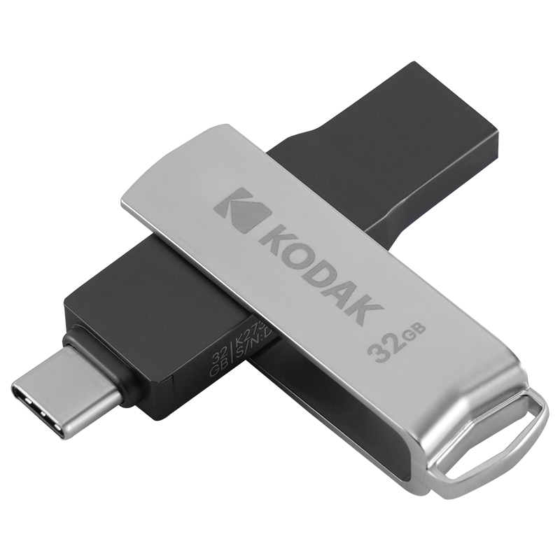 柯达双头手机U盘电脑两用u盘type-c双接口内存扩容64G大容量优盘