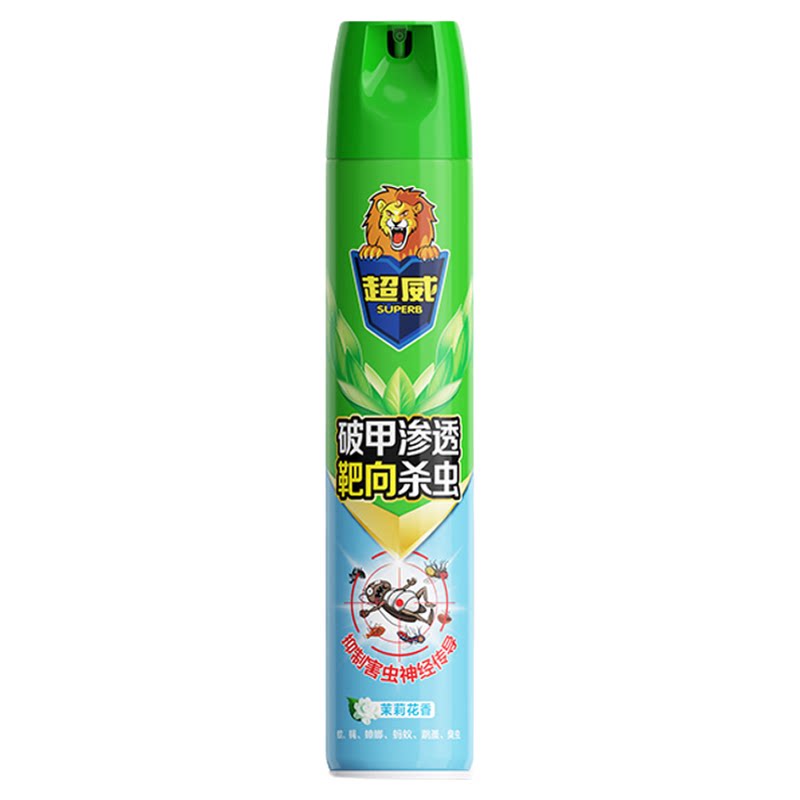 超威杀虫喷雾剂蟑螂药灭蚊子小飞虫臭虫杀虫气家用非无毒茉莉6瓶