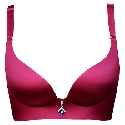 趣安芬文胸性感光面无痕聚拢显大