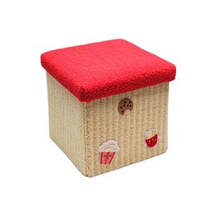 默默爱 薯条收纳凳大容量玩具置物筐可坐零食储物箱可折叠换鞋凳