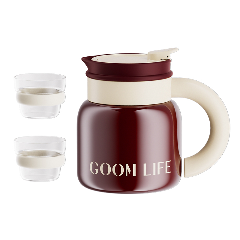 GOOM養(yǎng)生保溫暖壺大容量女生2025新款家用高顏值不銹鋼泡茶燜茶壺