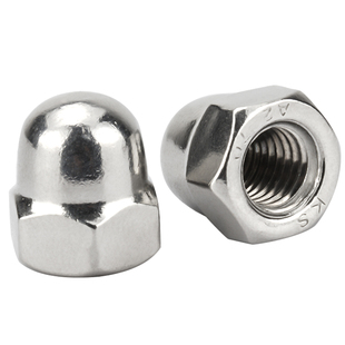 不锈钢盖形螺母帽304盖型装饰螺帽盖螺丝帽m3m4m5m6m8m10m12m14