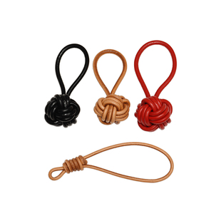 牛皮绳手工编织球挂件钥匙扣 汽车装饰手机挂绳DIY包包挂饰品9018