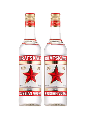 Grafskaya进口伏特加500ml×2瓶