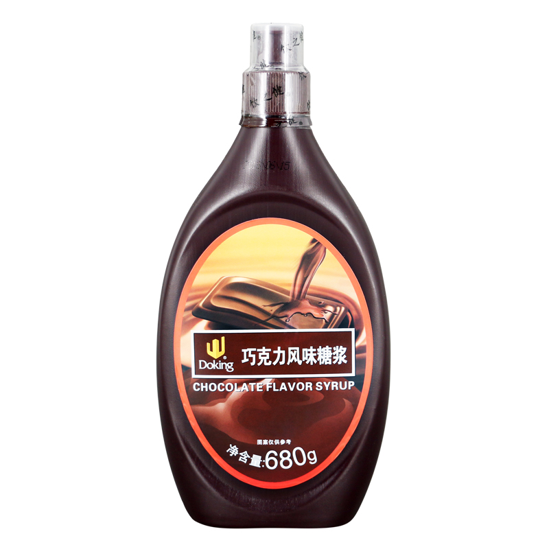 盾皇巧克力酱680g 咖啡奶茶烘培商用冰淇淋圣代淋面包蛋糕可可酱