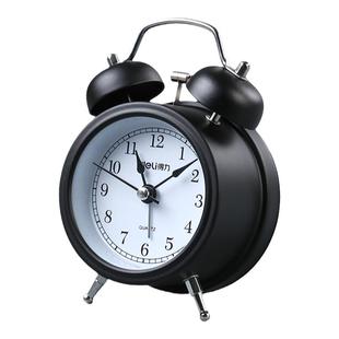 得力机械闹钟学生专用起床神器闹铃儿童男孩小老式卡通复古老式