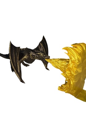 西方火龙摆件创意书箱隐藏书顶桌面书立书挡板装饰品哈利波特周边