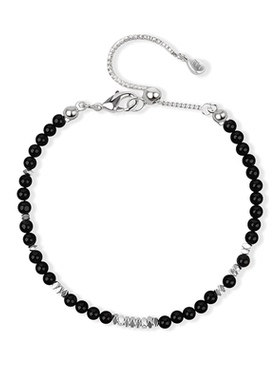 EAUFLORA黑玛瑙白松石手链串珠轻奢小众精致原创设计女款手饰