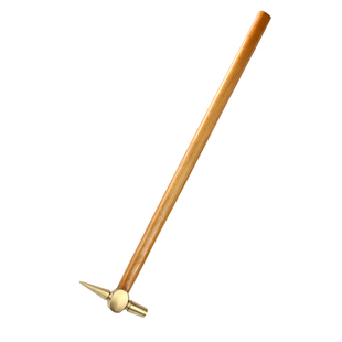 防爆检验锤 铜检验锤 铜锤尖头锤长柄逃生锤 自救锤0.15kg0.25kg