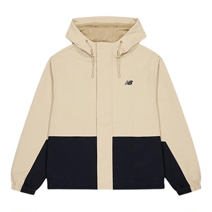 New Balance/NB正品新款男子拼接梭织连帽夹克外套AMJ43364-INC